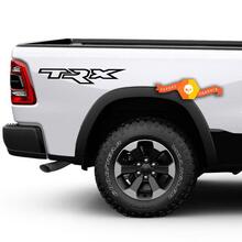 2 Dodge Ram Rebel TRX Hemi Hood Logo Camión Vinilo Adhesivo Calcomanía Gráfica Pickup
 2
