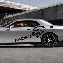 Dodge Challenger Charger SRT Hellcat Mopar Hell Cat Vinilo adhesivo gráfico 2 colores
 2