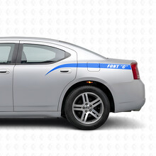 Pegatina vinilo lateral de rayas estilo Stinger personalizadas para Dodge Charger 2006-2010_2
