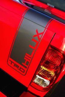Hilux Toyota Racing Development TRD raya del portón trasero Calcomanía gráfica