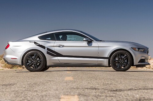 Adhesivo de vinilo lateral con rayas de Ford Mustang