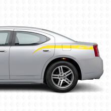 Vinilos laterales con franjas curvas personalizadas para Dodge Charger 2006-2010_5