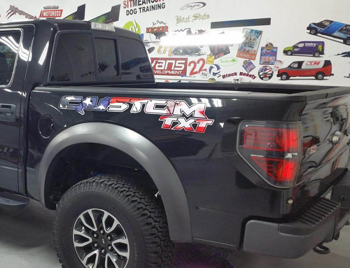 KIT DE VINILO PERSONALIZADO con bandera USA envejecida para mesita de noche de Musclecar Camión