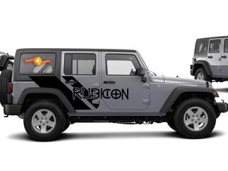Side Swipe Jeep RUBICON Gráficos Calcomanías para vehículos, gráficos, pegatinas de vinilo