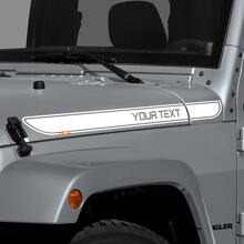 Calcomanía de vinilo para capó para Jeep Wrangler 3
