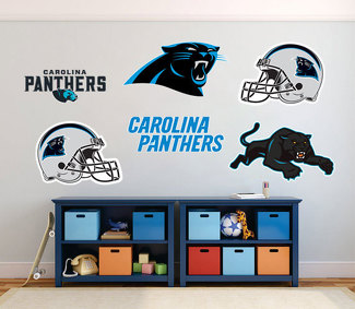 Carolina Panthers National Football League (NFL) ventilador pared vehículo portátil etc calcomanías pegatinas