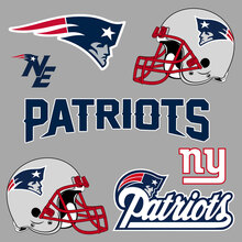 New England Patriots National Football League (NFL) fan wall vehículo notebook etc calcomanías pegatinas 2