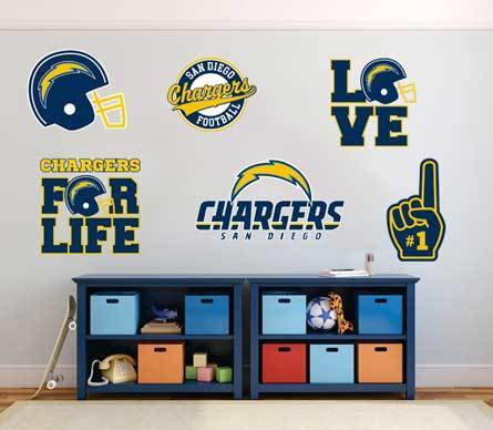 Pegatina de vinilo universal NFL Los Angeles Chargers