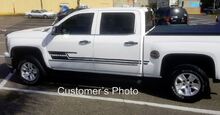 Chevy Silverado Check vinilo adhesivo gráfico calcomanías raya 2015 2016 Chevrolet 2
