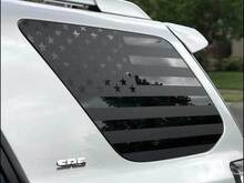 Toyota 4Runner American Flag Side Quarter Window Sticker Calcomanía se adapta a 2010 - 2017 5ta generación
 2