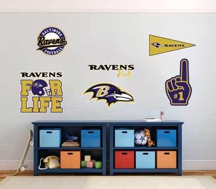 Calcomanía adhesiva universal de vinilo NFL Baltimore Ravens