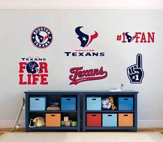 El equipo de fútbol americano profesional de los Houston Texans, la Liga Nacional de Fútbol Americano (NFL), la pared del ventilador, el cuaderno del vehículo, etc., calcomanías adhesivas