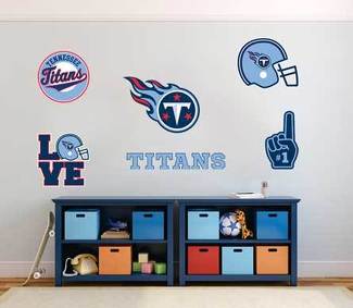 Tennessee Titans equipo de fútbol americano profesional Liga Nacional de Fútbol (NFL) fan wall vehículo notebook etc calcomanías pegatinas