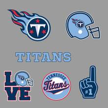 Tennessee Titans equipo de fútbol americano profesional Liga Nacional de Fútbol (NFL) fan wall vehículo notebook etc calcomanías pegatinas 2