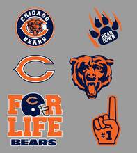 Chicago Bears equipo de fútbol americano profesional Liga Nacional de Fútbol (NFL) fan wall vehículo notebook etc calcomanías pegatinas 2