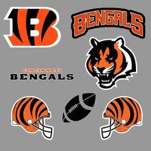 Cincinnati Bengals equipo de fútbol americano profesional Liga Nacional de Fútbol (NFL) fan wall vehículo notebook etc calcomanías pegatinas 2