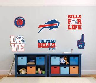 Buffalo Bills equipo de fútbol americano profesional Liga Nacional de Fútbol (NFL) fan wall vehículo notebook etc calcomanías pegatinas