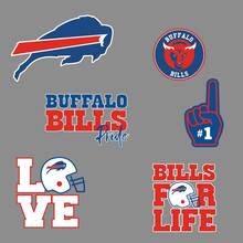 Buffalo Bills equipo de fútbol americano profesional Liga Nacional de Fútbol (NFL) fan wall vehículo notebook etc calcomanías pegatinas 2