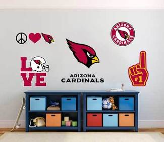 Arizona Cardinals Equipo de fútbol americano Liga Nacional de Fútbol (NFL) fan wall vehículo notebook etc calcomanías pegatinas