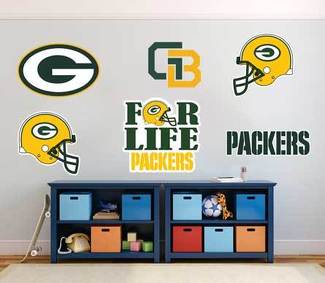 Green Bay Packers Equipo de fútbol americano Liga Nacional de Fútbol (NFL) fan wall vehículo notebook etc calcomanías pegatinas