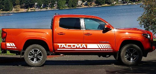 2X TOYOTA TACOMA side body decal vinilo gráficos racing sticker alta calidad