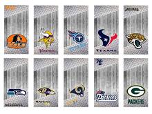Equipos de fútbol americano Liga Nacional de Fútbol (NFL) Cornhole Juego de mesa Etiqueta adhesiva ENVOLTURAS DE VINILO con LAMINADO
 2