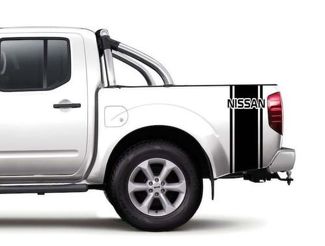 Custom Truck Bed Stripe Decal Set de (2) para Nissan Pickup