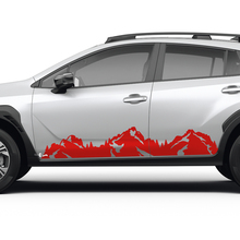 Rally Racing Side Rocker Montañas Montañas Gráficos Pegatizas universales Caderas Fit Suba CrossTrek
 2