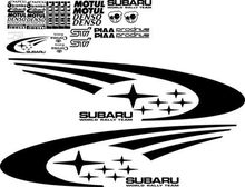 Subaru Impreza Wrx Sti Wrc Full Rally Stars Kit de calcomanías de vinilo de cualquier color de tamaño completo 2