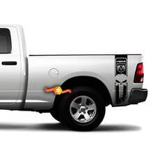 Dodge Ram 1500 2500 3500 Punisher Racing Stripe Hemi 4x4 calcomanía camión cama pegatina vinilo 4