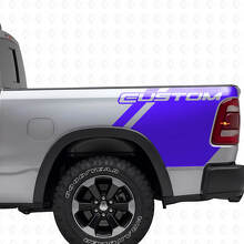 Kit de Vinilo de Letras Personalizadas para la Lateral de la Cama para Camión Dodge Ram_2