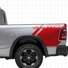 Kit de Vinilo de Letras Personalizadas para la Lateral de la Cama para Camión Dodge Ram_4