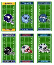 Equipos de fútbol americano National Football League (NFL) Cornhole Board Game Decal VINYL WRAPS con LAMINATED 3