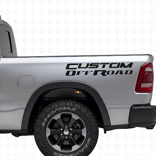 Kit de vinilos personalizados para laterales de caja Off Road para Dodge Ram
