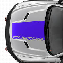 Vinilo de Franja Ancha Personalizada para Capó para Dodge Ram 2015–2017_2