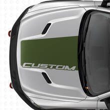 Vinilo de Franja Ancha Personalizada para Capó para Dodge Ram 2015–2017_3