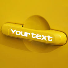 Calcomanía adhesiva de vinilo para manija de puerta para Jeep Renegade 2