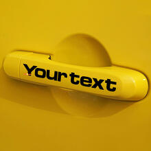 Calcomanía adhesiva de vinilo para manija de puerta para Jeep Renegade 3