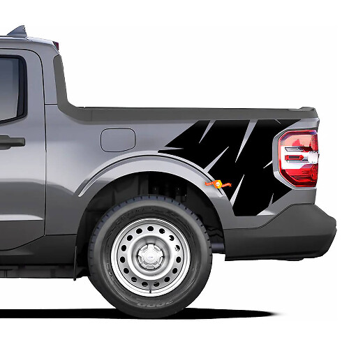 Calcomanías de vinilo arañadas para el costado de la caja, gráfica para Ford Maverick 2022 en adelante