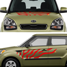 Calcomanías decorativas para puertas laterales compatibles con Kia Soul 3
 2