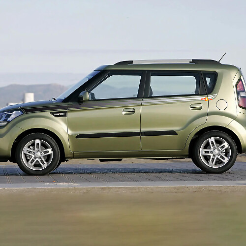 Calcomanías decorativas para puertas laterales compatibles con Kia Soul 2
