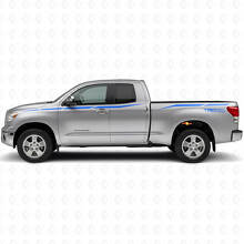 Kit de calcomanías laterales de vinilo TRD con franjas afiladas para Toyota Tundra 2007-2013_2