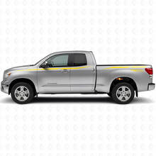Kit de calcomanías laterales de vinilo TRD con franjas afiladas para Toyota Tundra 2007-2013_5