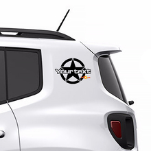Calcomanías de Vinilo Gráficas Laterales Traseras Military Star para Jeep Renegade 3