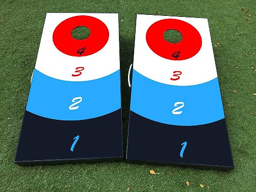Juego de Tabla de Cornhole Beer Pong Juego Juego de Pegatina Vinilo