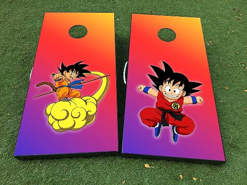 Juego de Vinilo para Tablero de Cornhole Inspirado en Anime de Dragon Ball