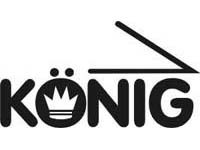 Calcomanía adhesiva de vinilo con logo Konig