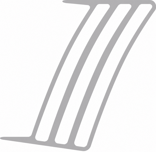 Faux Vent Connected Triple Slot Accent Pair Universal Adhesivo de vinilo para Chevrolet Camaro 2014-2015