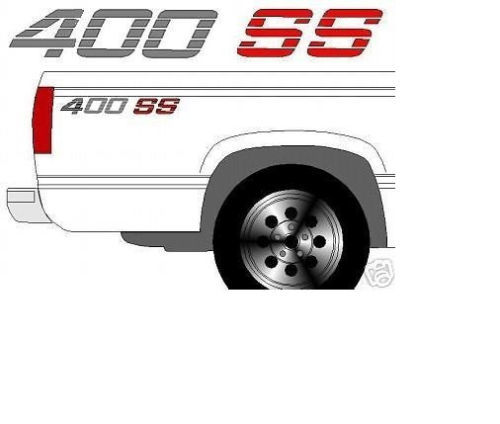 400 Ss Chevrolet Chevy Truck Calcomanías de cabecera