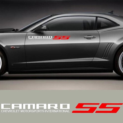 Adhesivo de Vinilo con Letras Camaro SS para la Puerta del Chevrolet Camaro